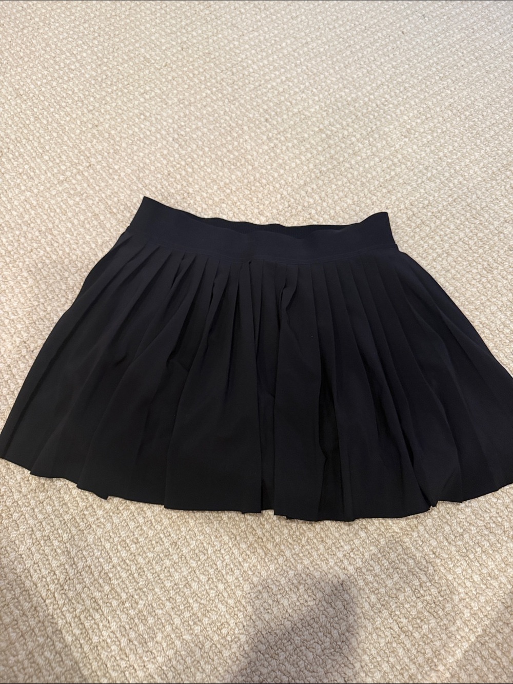 Athleta Black match point Pleated Skirt